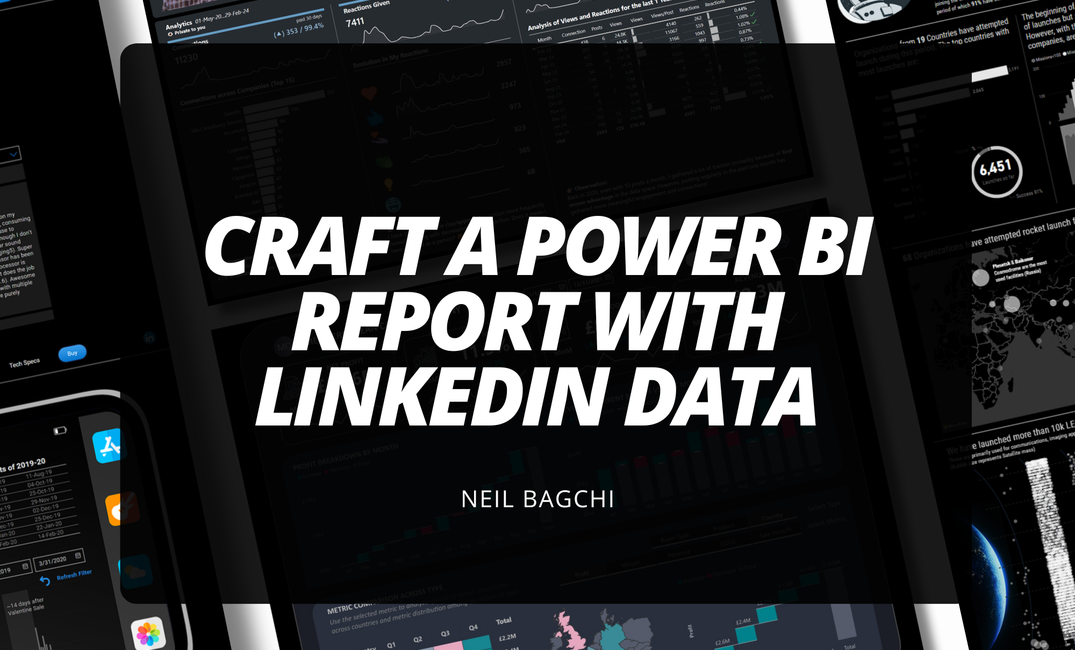 Crafting a Power BI Report with LinkedIn Data