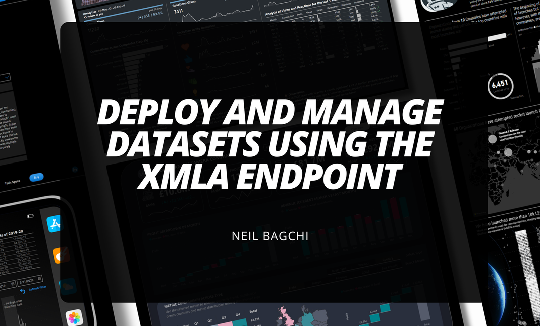 Deploy and manage datasets using the XMLA endpoint