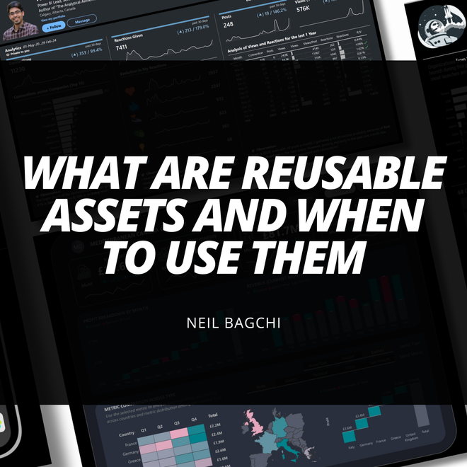 Image of: What are reusable assets in Power BI and when to use them?