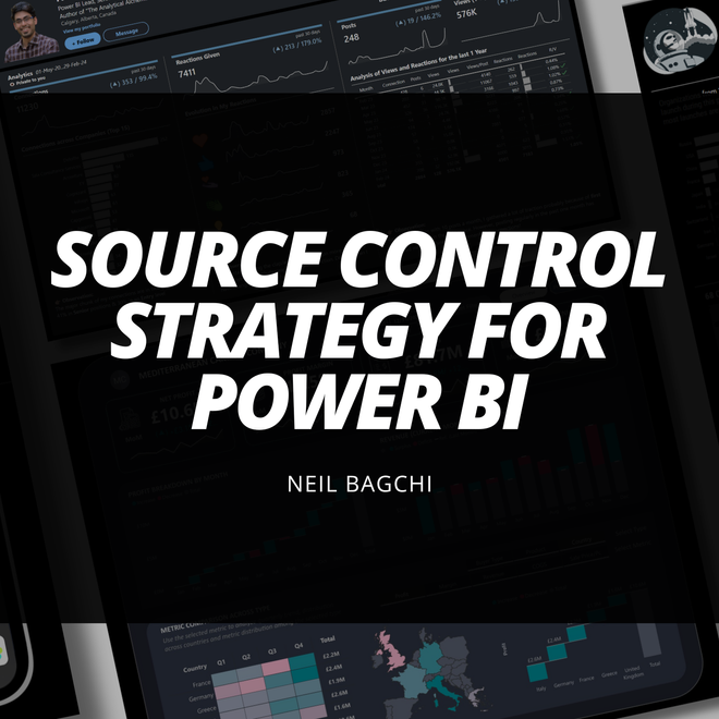 Image of: Source Control Strategy for Power BI with Git